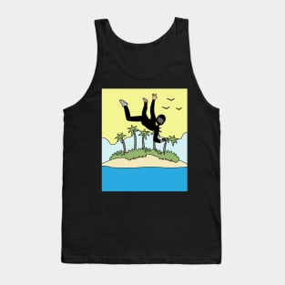 Parachuting Skydiving Free Fall Tank Top